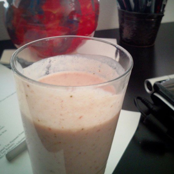 Smoothie with flaxseed